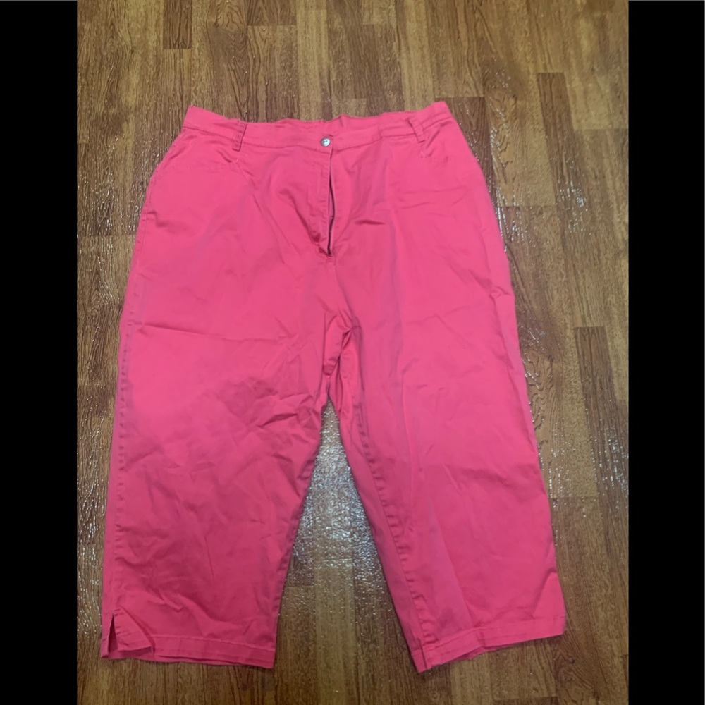 Pink capris